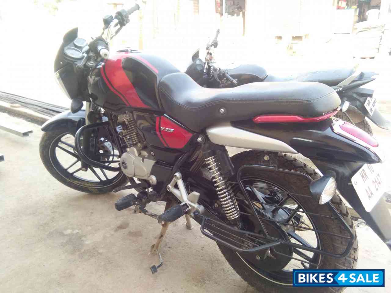 Red And Black Bajaj V15