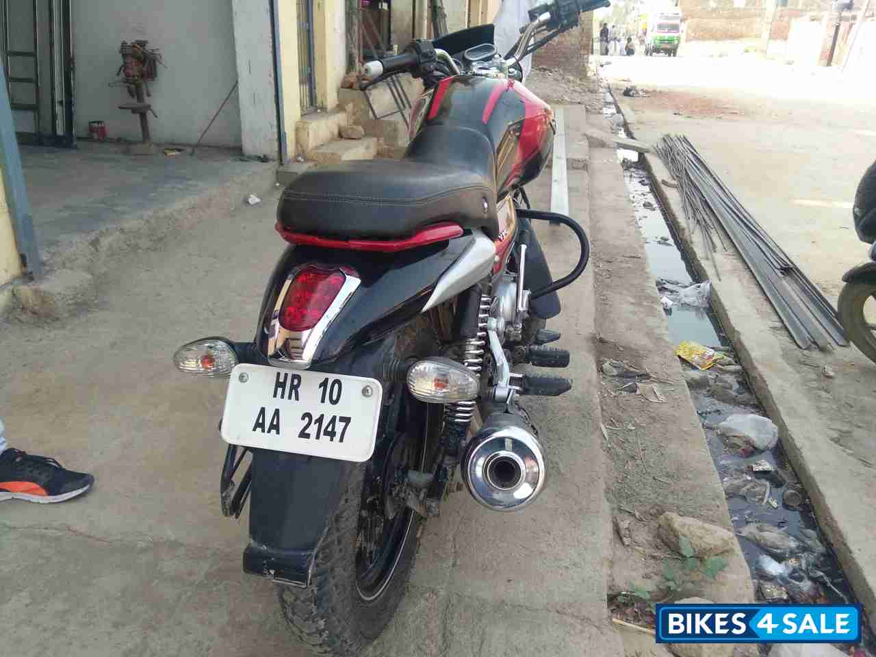 Red And Black Bajaj V15