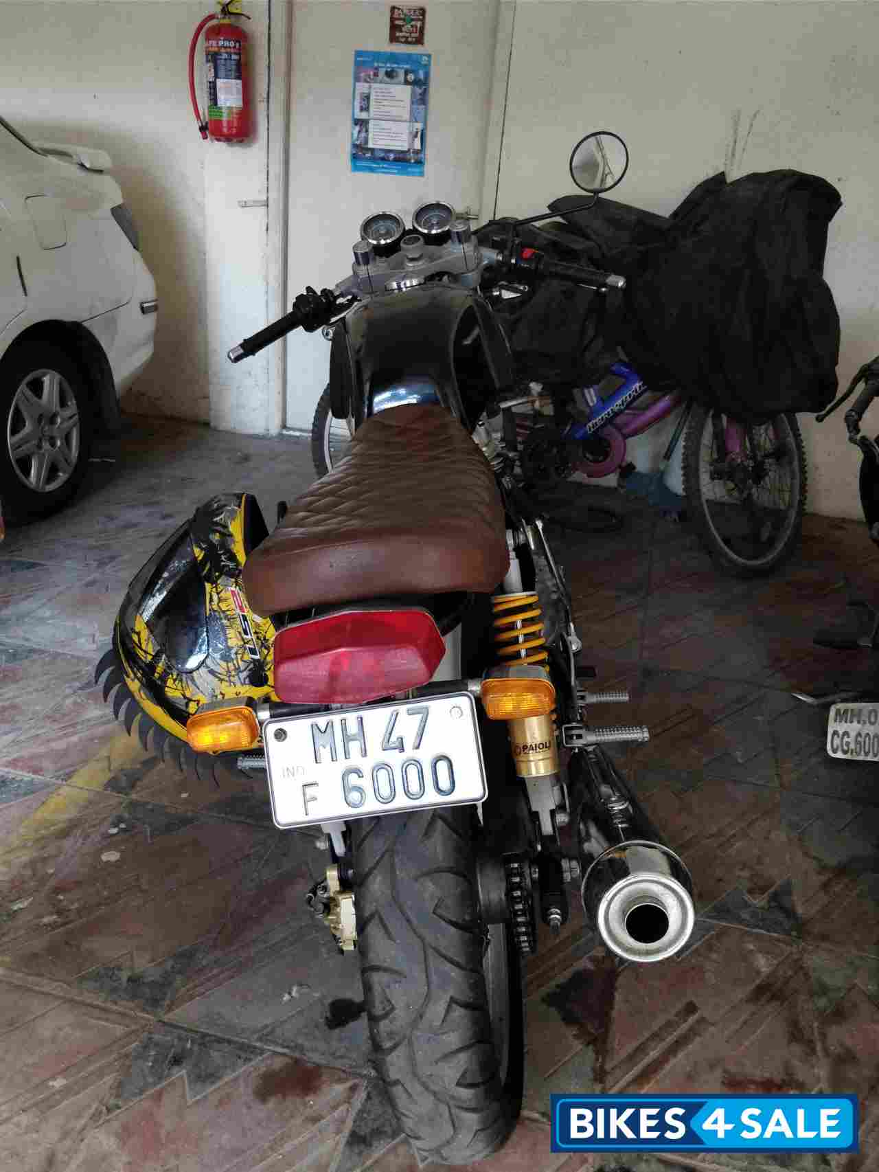 Black Royal Enfield Continental GT 535