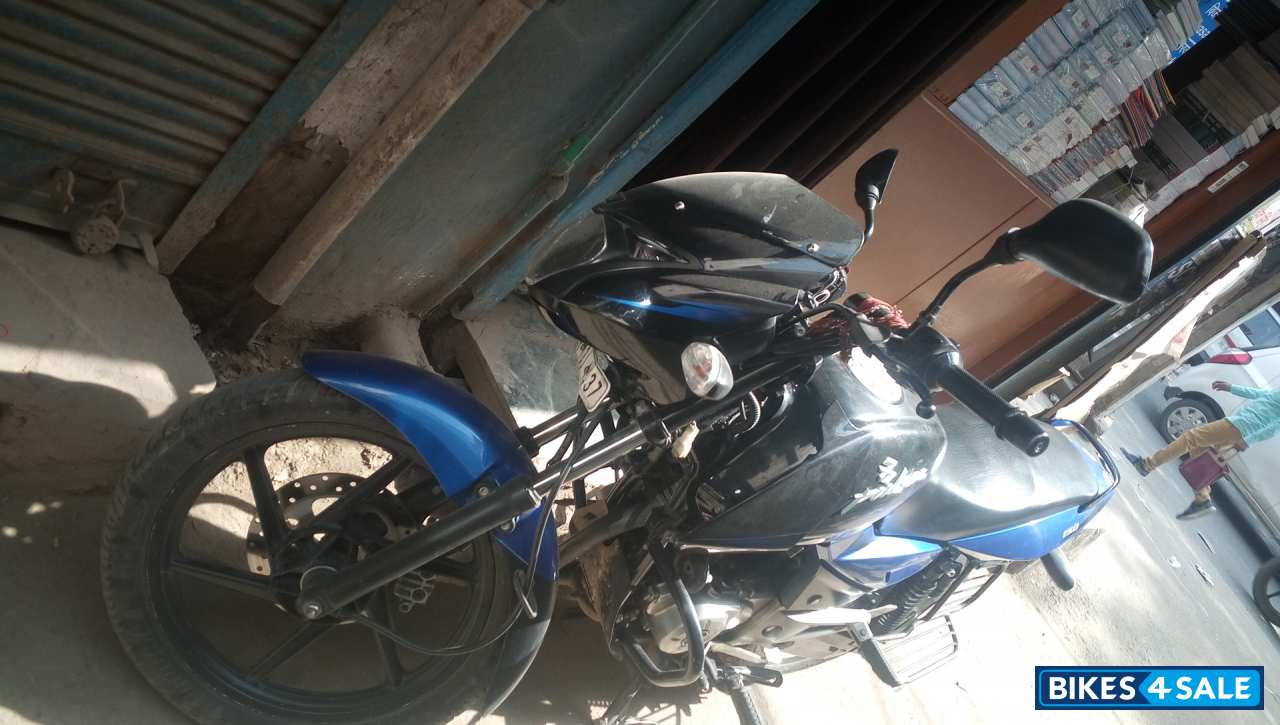 Black Blue Bajaj Pulsar 150 DTSi