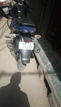 Black Blue Bajaj Pulsar 150 DTSi