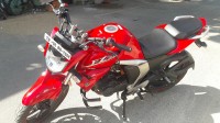 Red Yamaha FZ FI V2