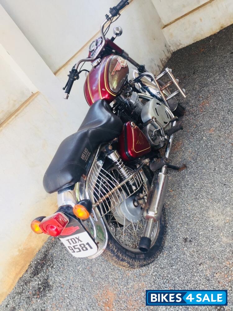 Red And Silver Black Royal Enfield Bullet Diesel Taurus