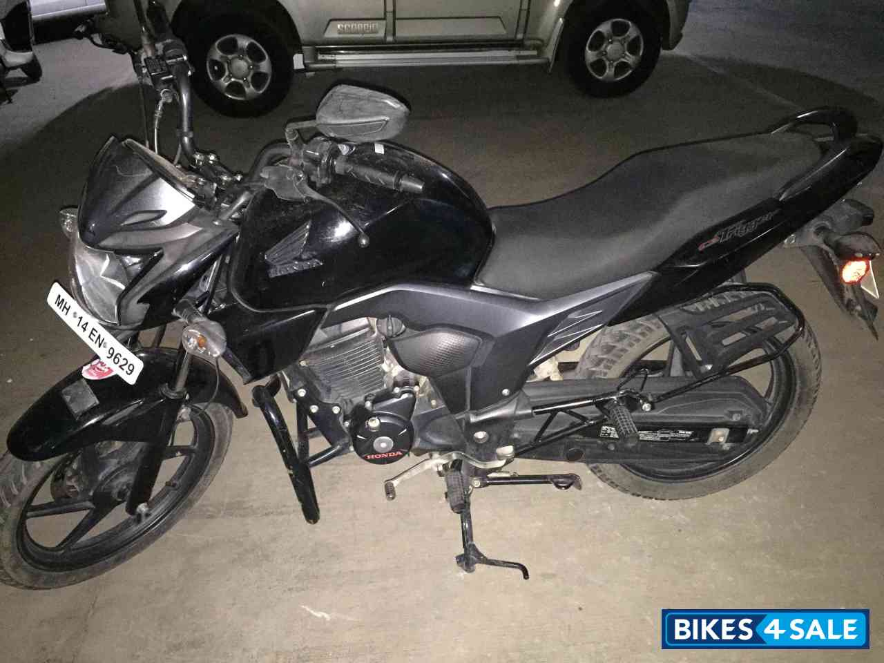 Black Honda CB Trigger