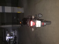 Black Honda CB Trigger