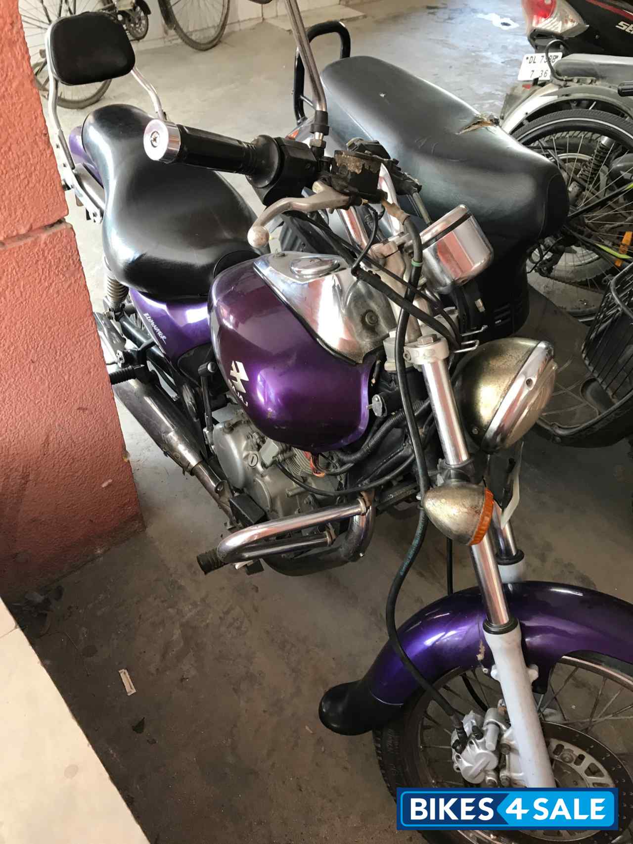 Purple Bajaj Eliminator