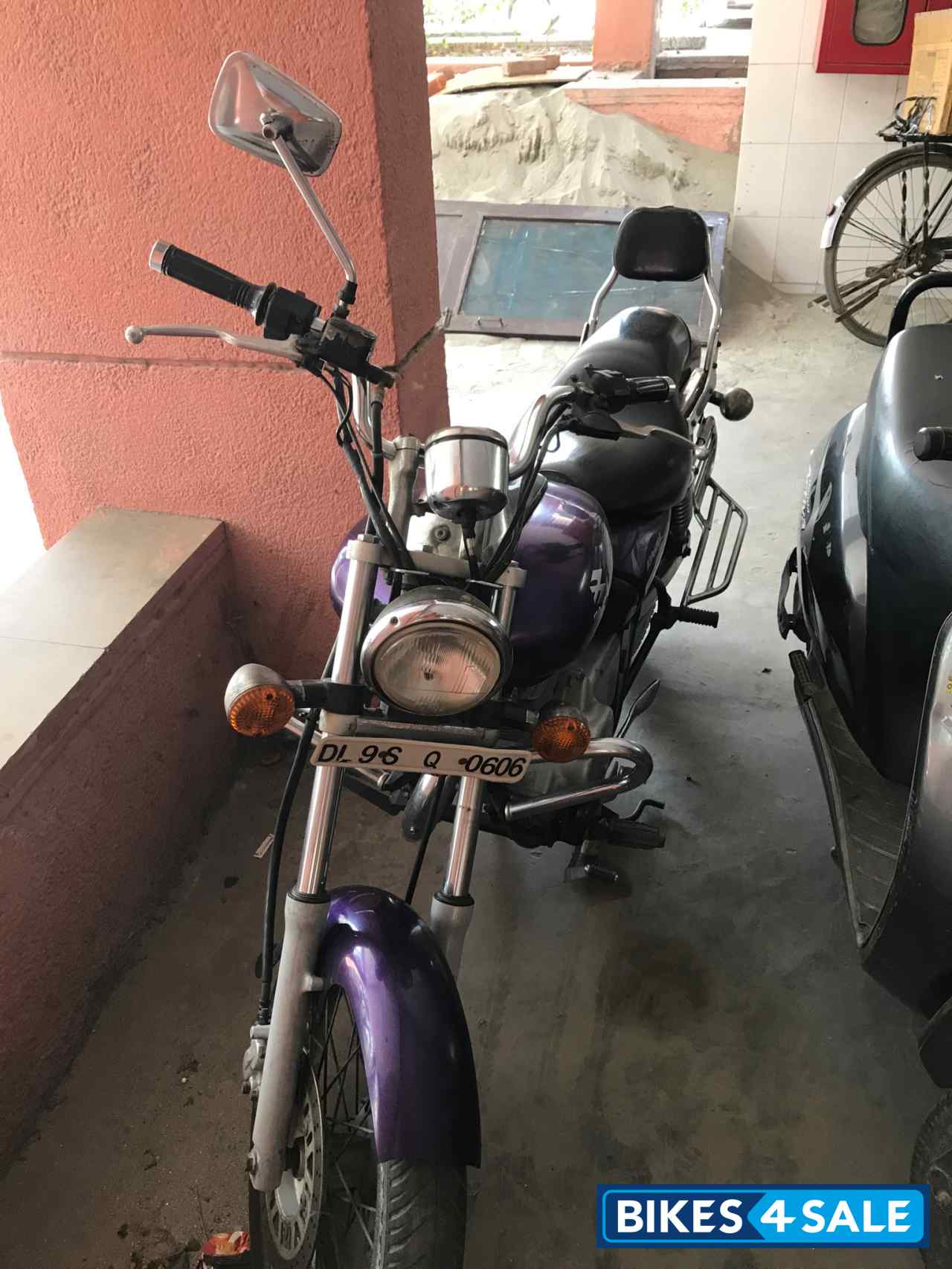 Purple Bajaj Eliminator