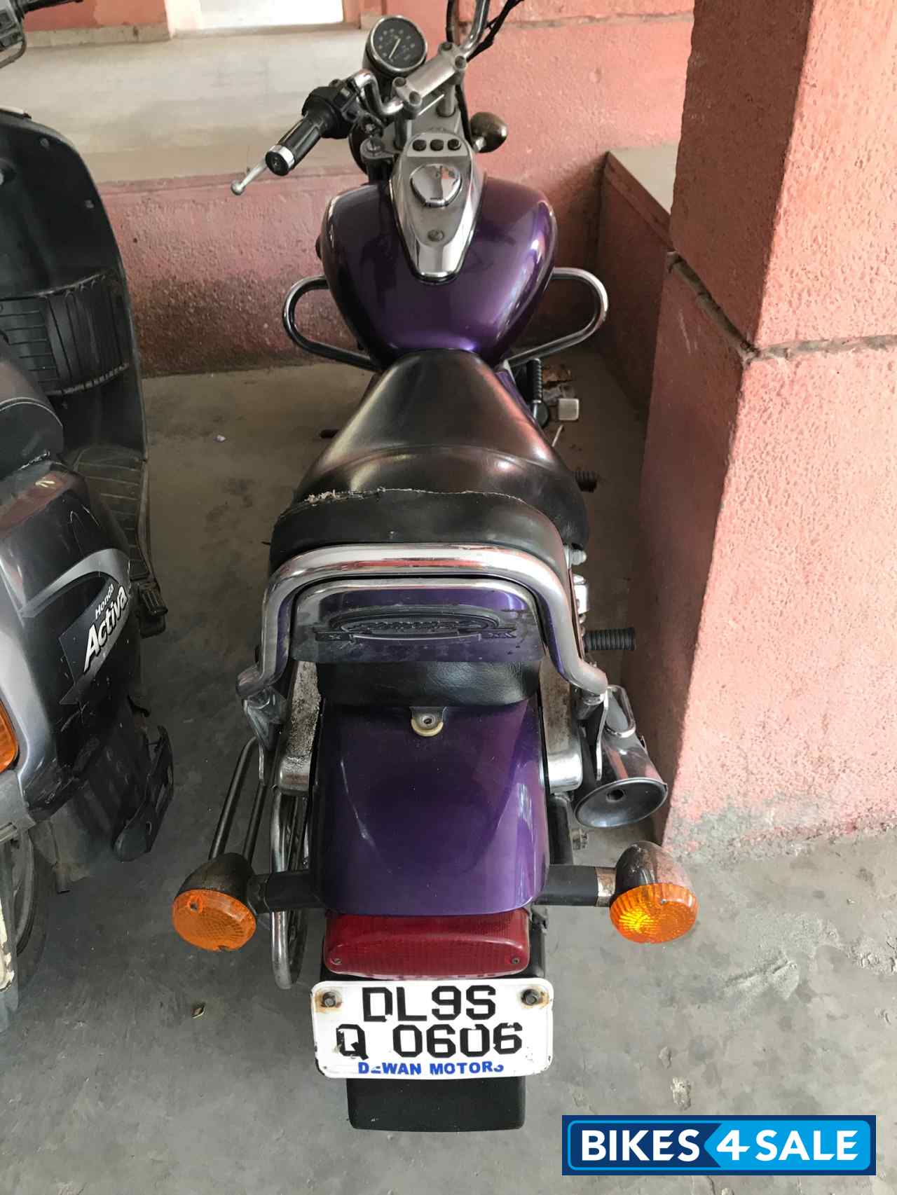Purple Bajaj Eliminator