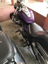 Purple Bajaj Eliminator