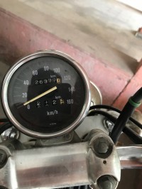 Purple Bajaj Eliminator