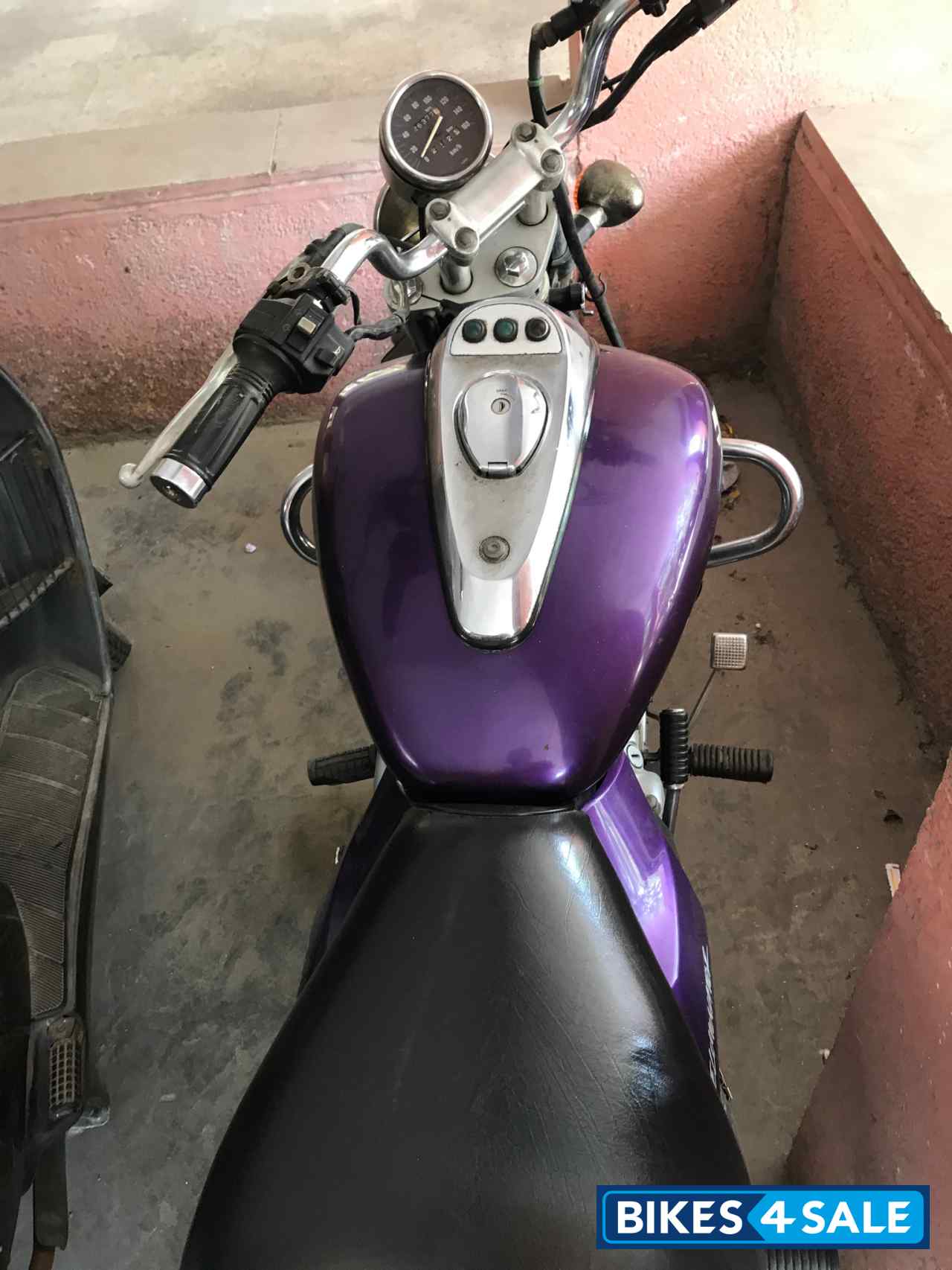 Purple Bajaj Eliminator