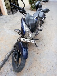 Dark Blue Bajaj Discover 150 S