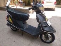Grey TVS Scooty