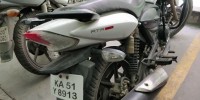 White TVS Apache RTR 180