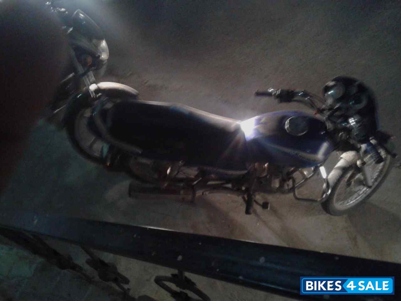 Dark Navy Blue Bajaj Caliber 115