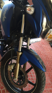 Matte Blue TVS Apache RTR 180