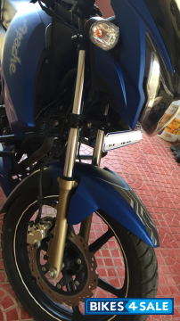 Matte Blue TVS Apache RTR 180