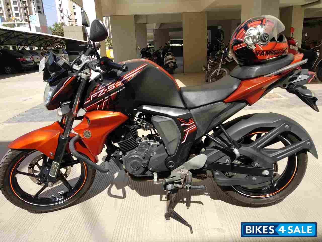 Molten Orange Yamaha FZ-S FI V2