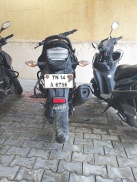 Black Honda CB Trigger