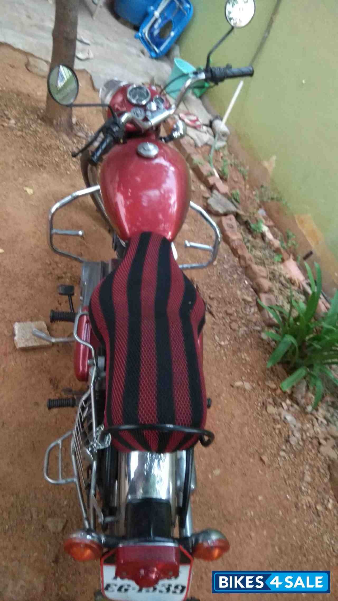 Red Royal Enfield Bullet Electra