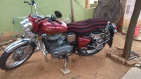 Red Royal Enfield Bullet Electra