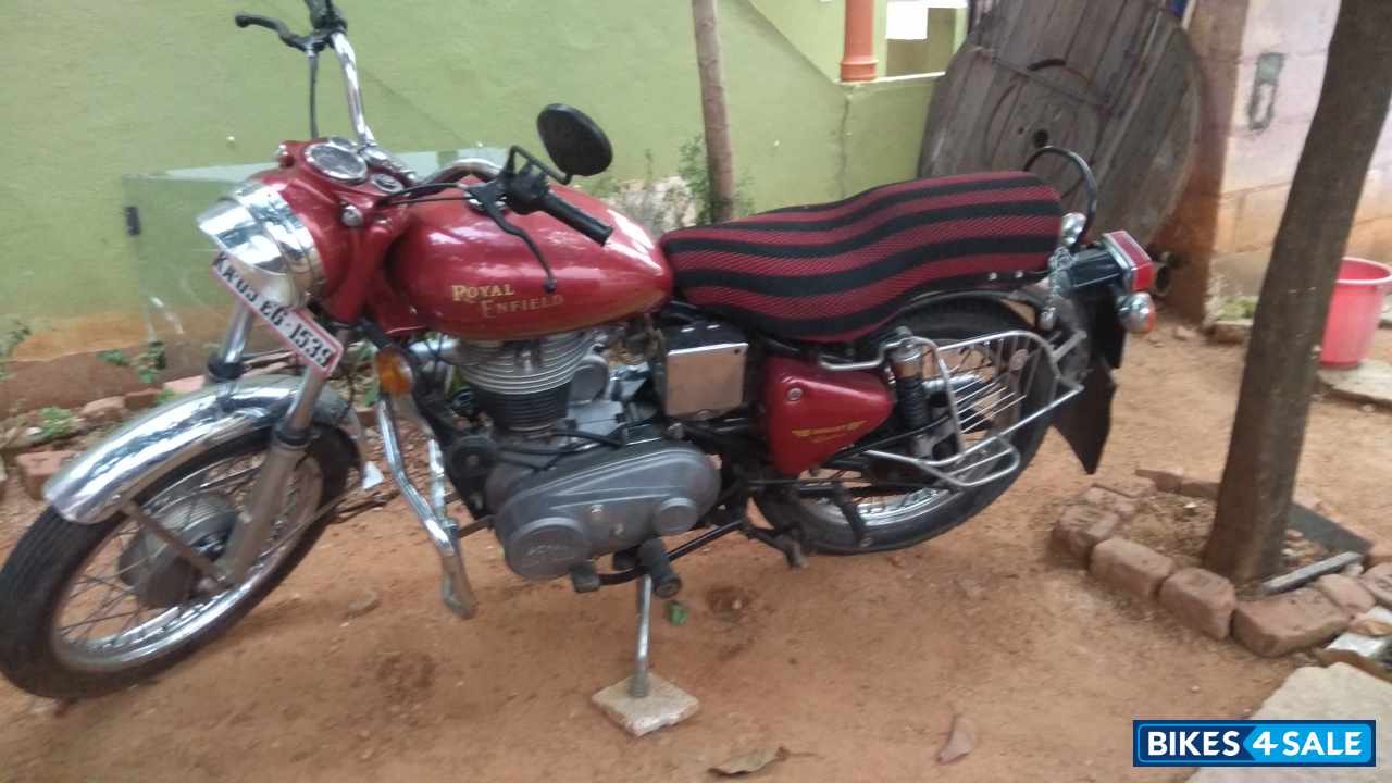 Red Royal Enfield Bullet Electra