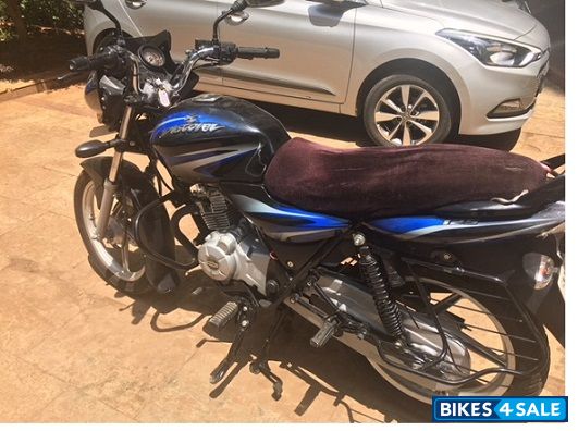 Black And Blue Bajaj Discover 125