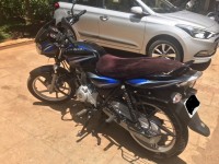 Black And Blue Bajaj Discover 125