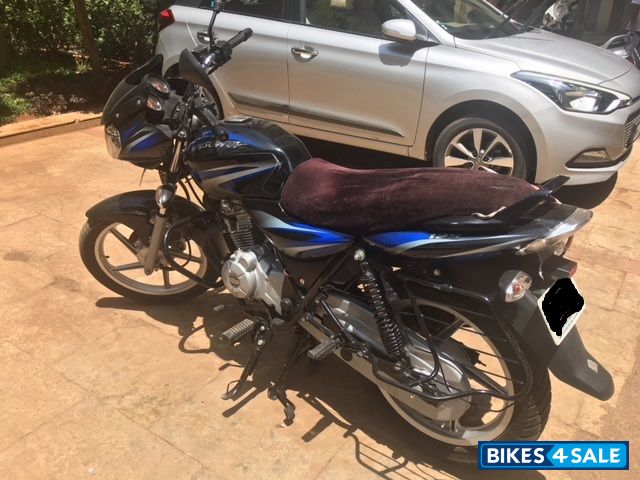 Black And Blue Bajaj Discover 125