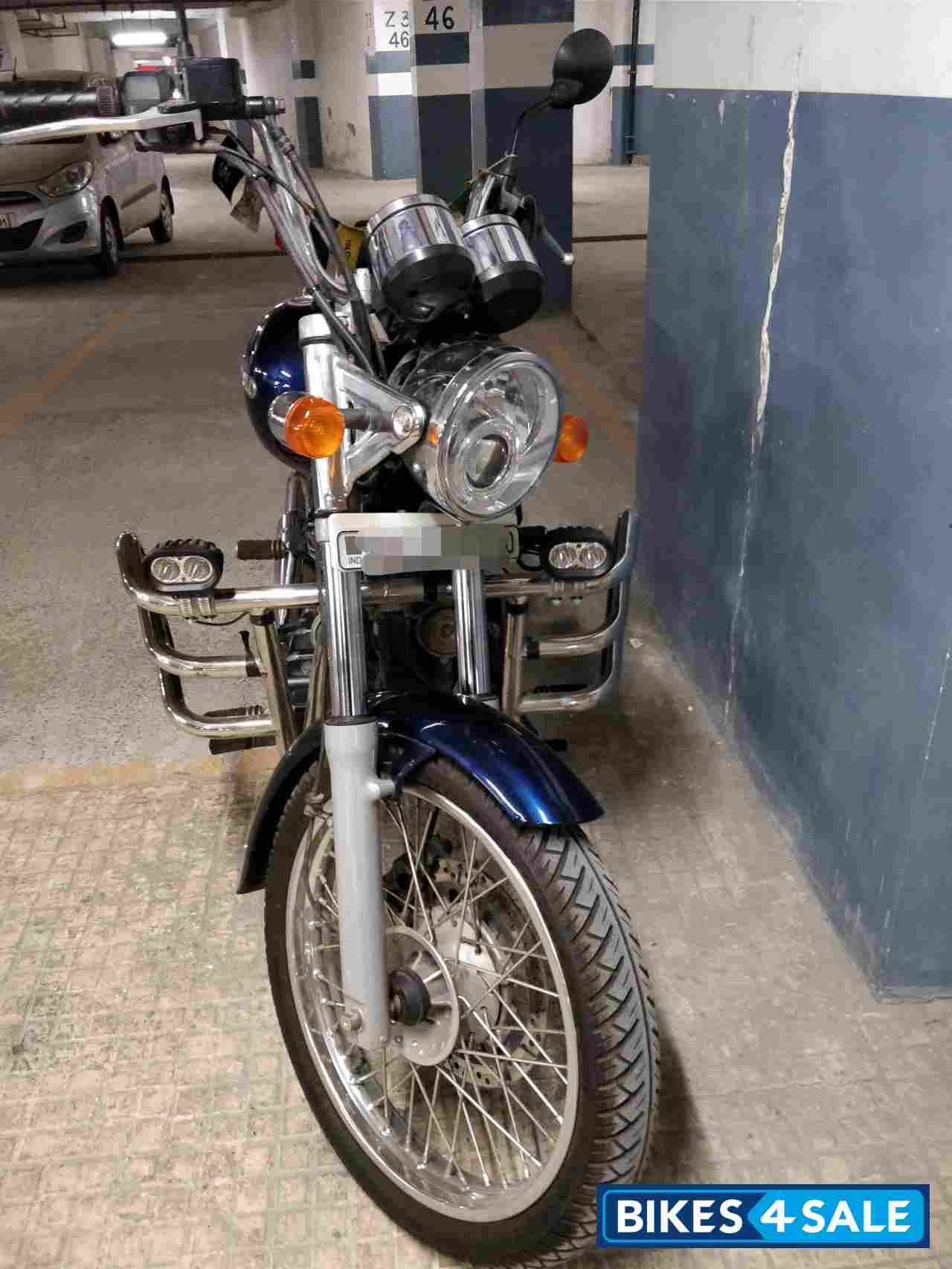 Marine Blue Royal Enfield Thunderbird 350