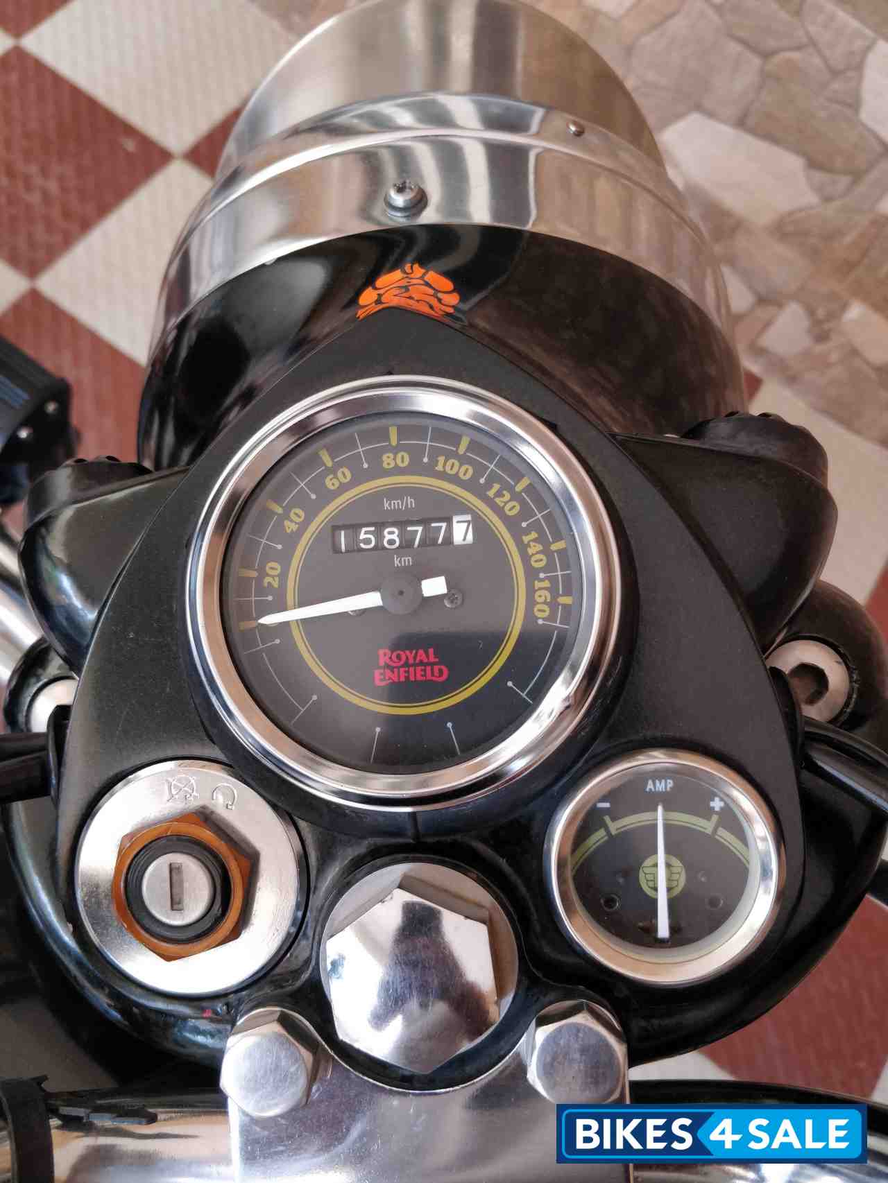 Black Royal Enfield Bullet Electra