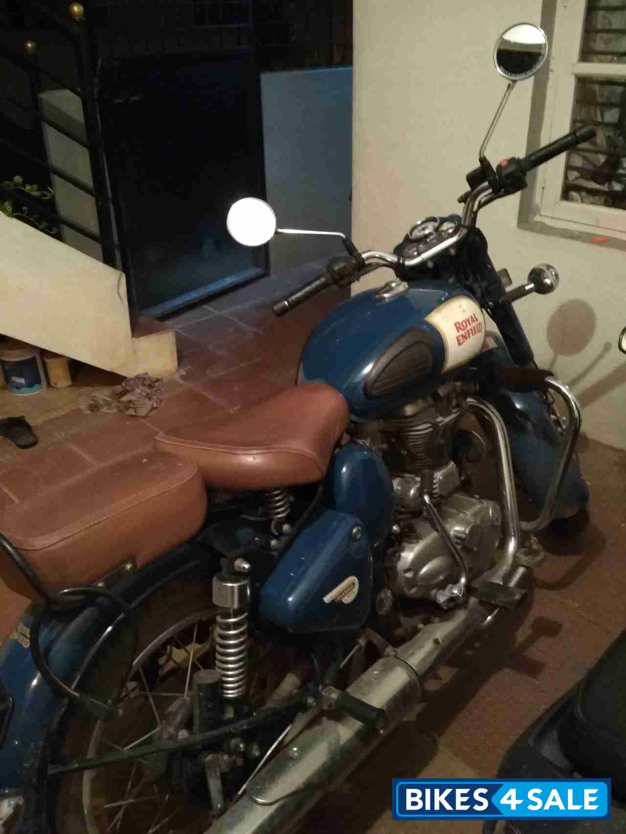 Blue Royal Enfield Classic 350