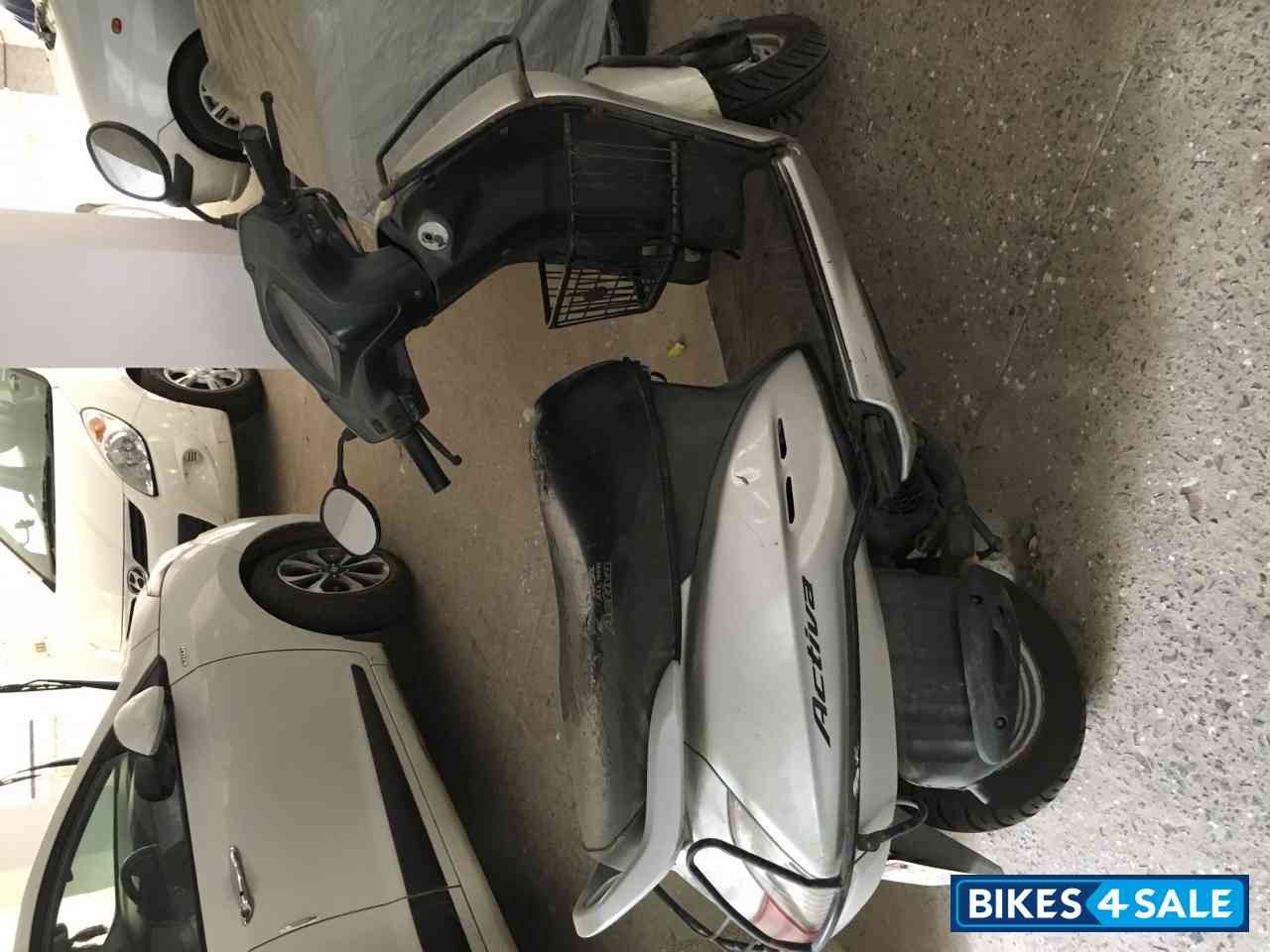 Silver Honda Activa
