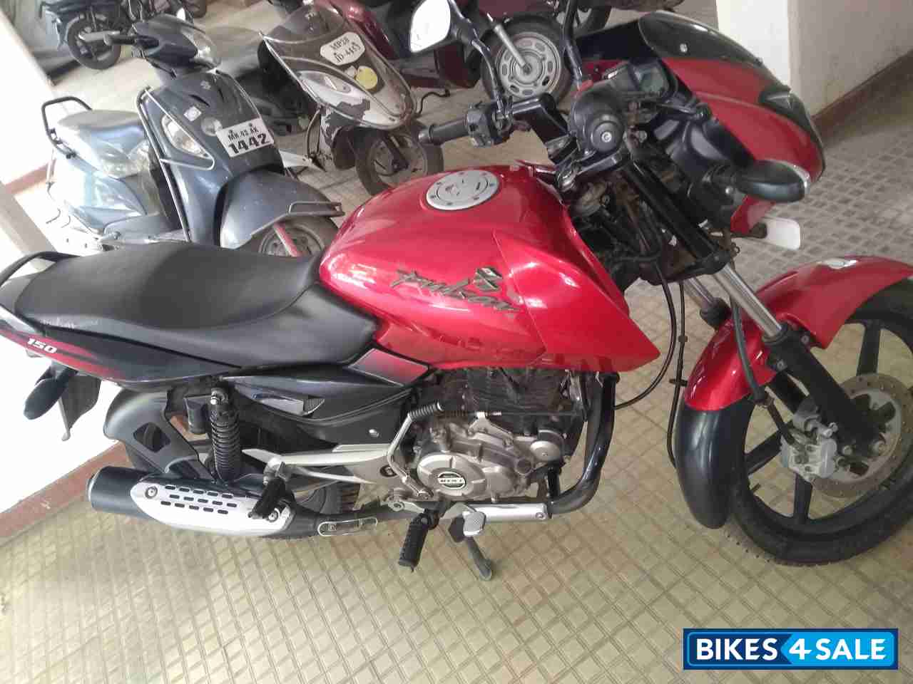 Red Black Bajaj Pulsar 150 DTSi