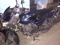 Black And Blue Bajaj Discover DTSi 150