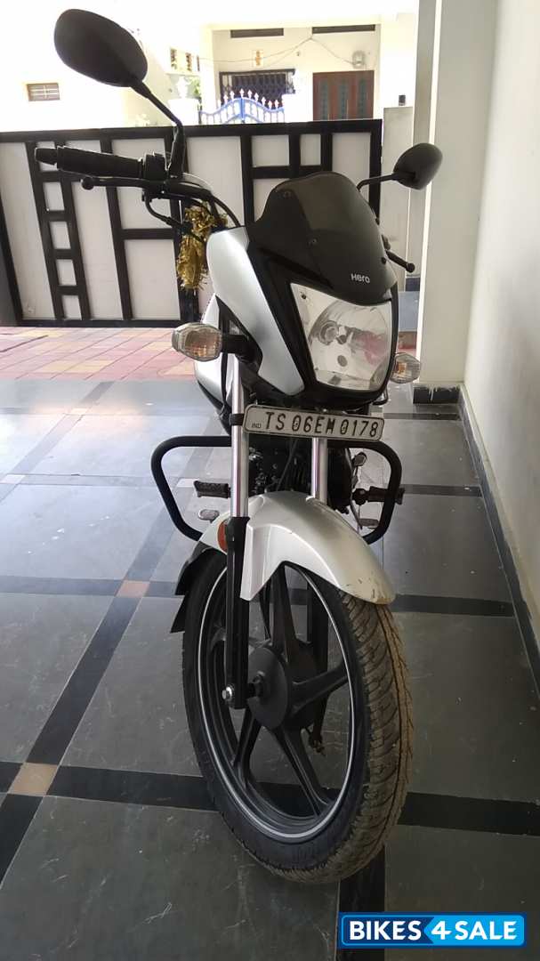 Black With Sliver Hero Splendor iSmart