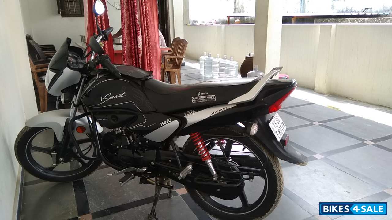 Black With Sliver Hero Splendor iSmart