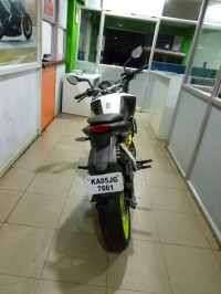 White KTM Duke 390