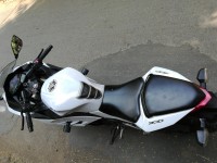 White Kawasaki Ninja 300R
