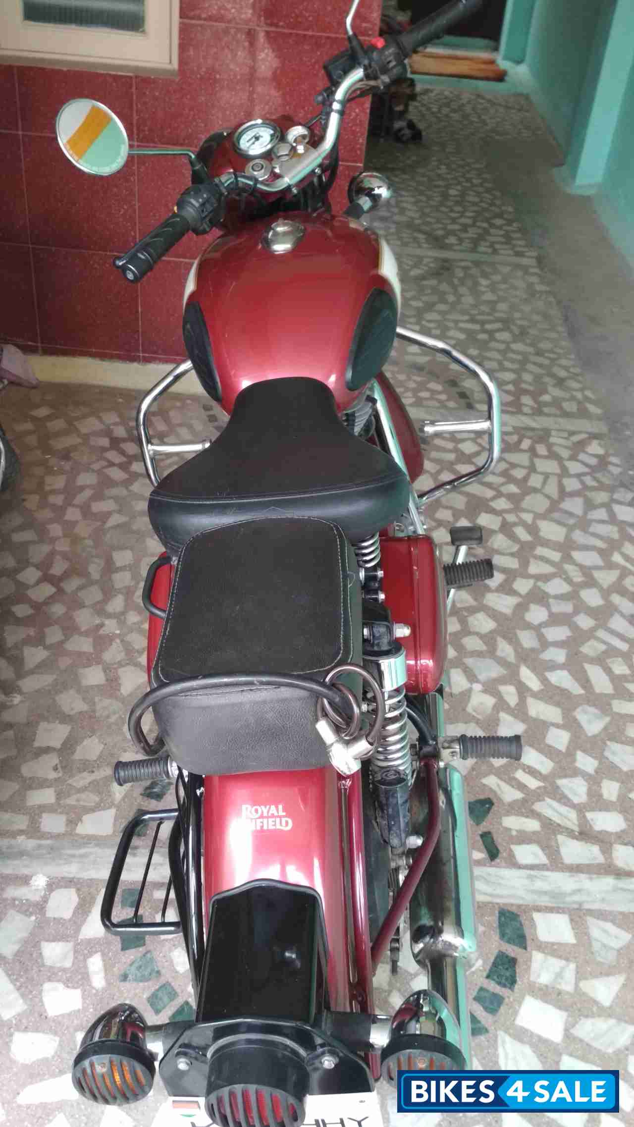 Maroon Royal Enfield Classic 350