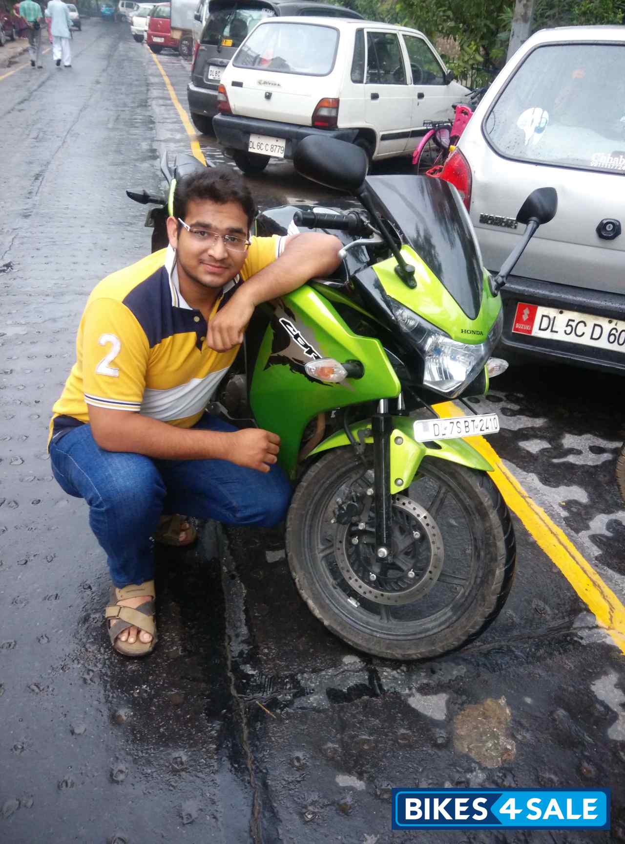 Green Black Colour Honda CBR 150R