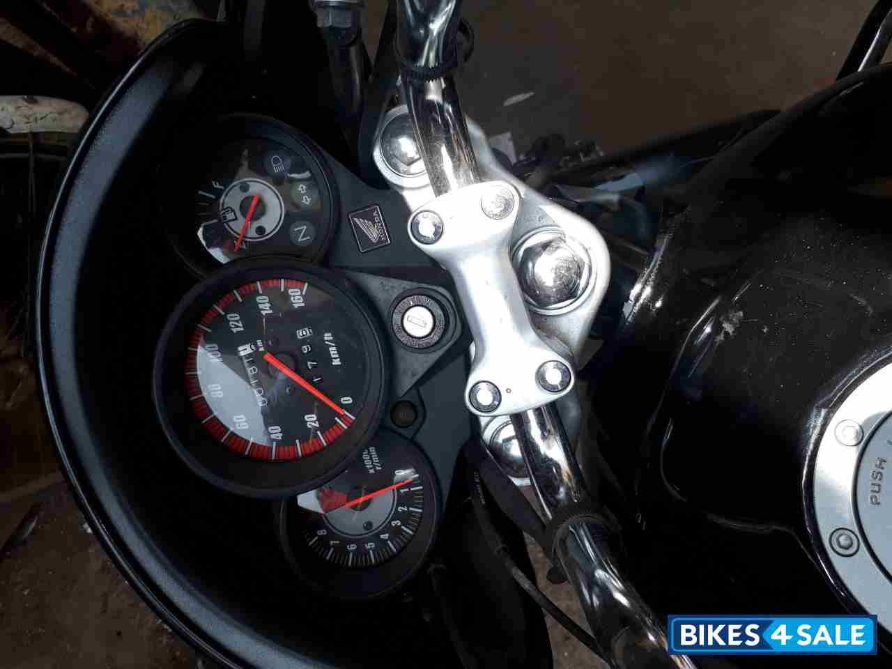 Black Honda CB Unicorn