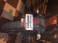 Black And Orange Yamaha FZ-S