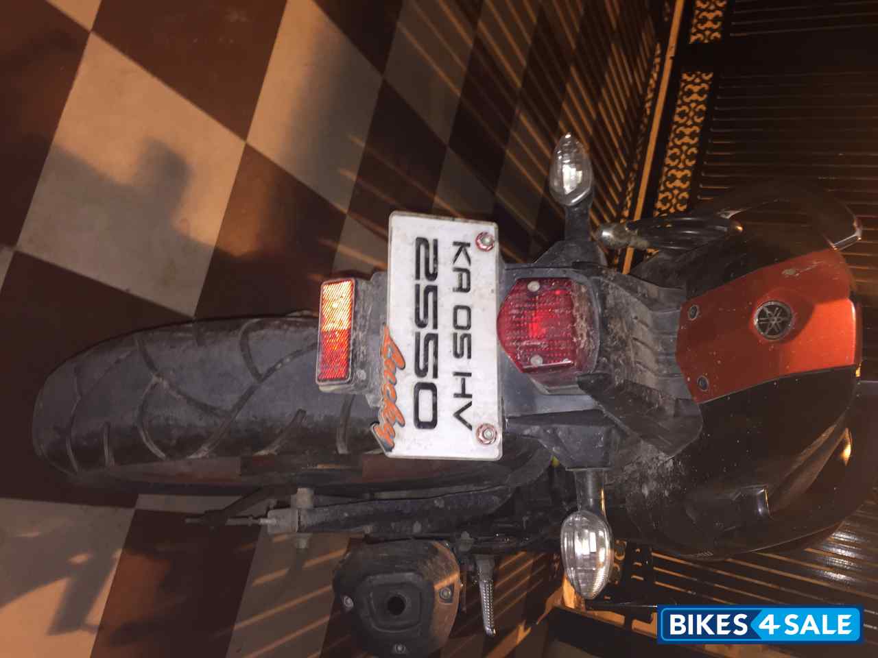 Black And Orange Yamaha FZ-S Black And Orange Yamaha FZ-S