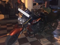 Black And Orange Yamaha FZ-S