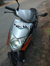 Silver Black Honda Dio