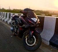 Black Bajaj Pulsar RS 200 ABS