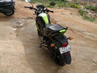 Green And Black Yamaha FZ-S