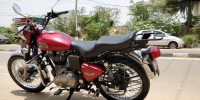 Red Royal Enfield Bullet Electra Twinspark