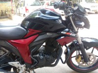 Black & Cherry Suzuki Gixxer 150